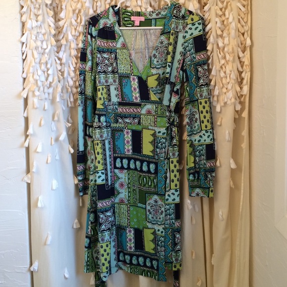 Lilly Pulitzer wrap dress - Picture 1 of 4